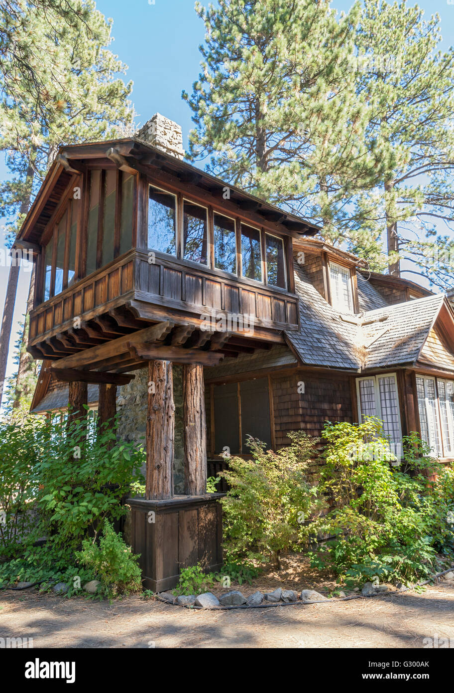 California, South Lake Tahoe, Tallac Historic Site, Pope Estate Mansion