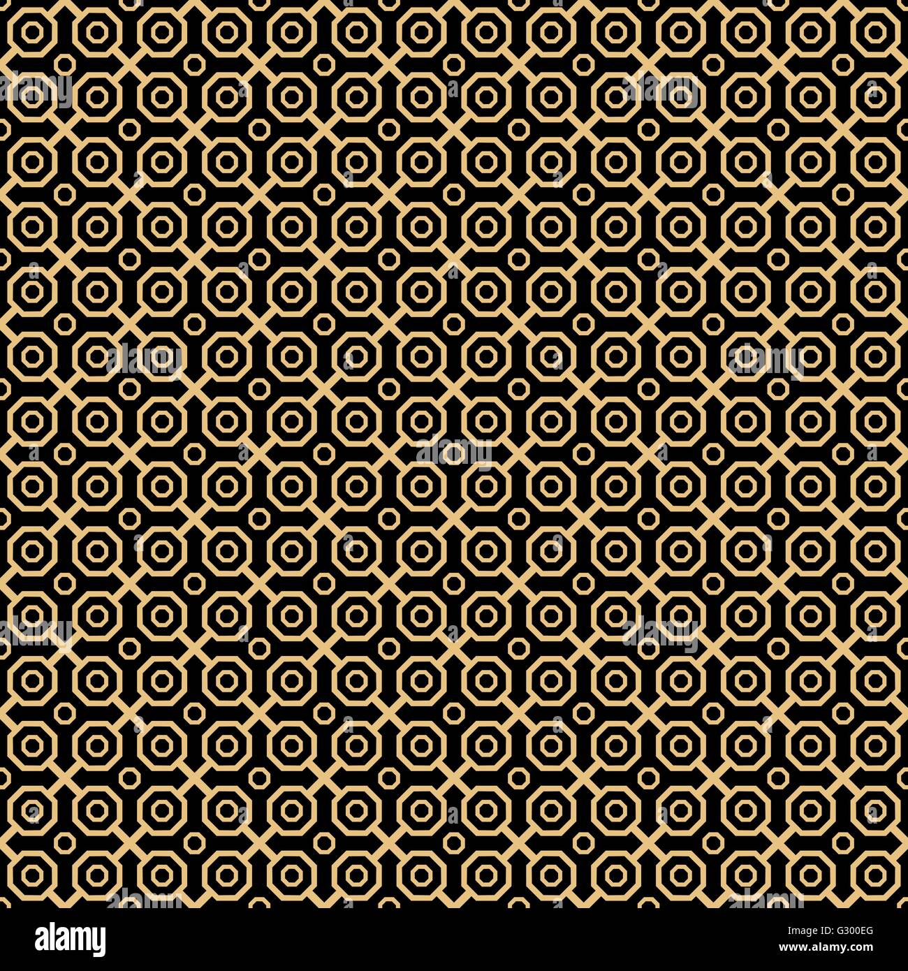 Seamless Abstract Vector Pattern With Hexagons Stock Vector Image & Art ...