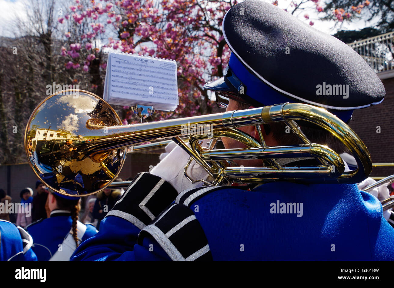 Trombone close up hi-res stock photography and images - Alamy