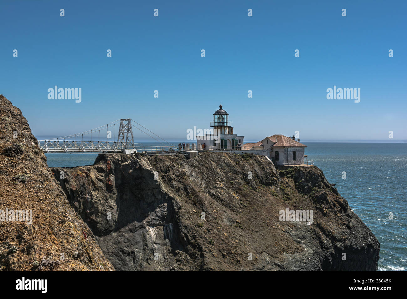 Point Bonita Lighthouse, California Stock Photo