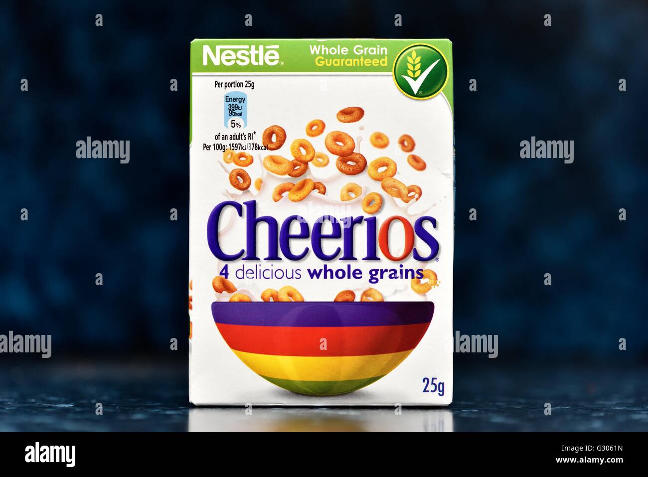 Nestle Cheerios whole grain cereals Stock Photo Alamy