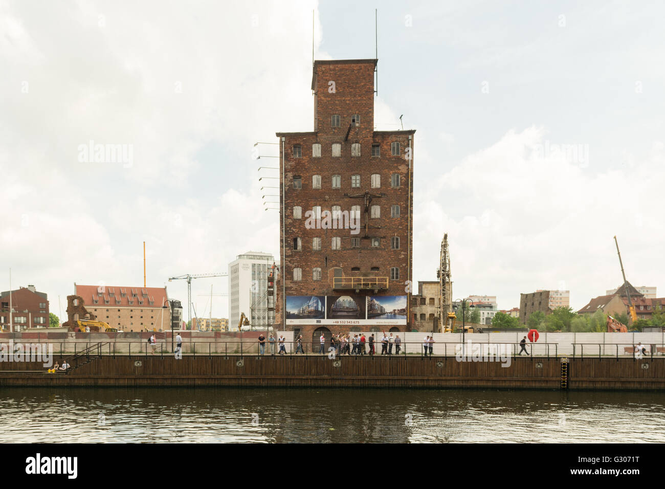 Granary Island Development Gdansk, Poland Stock Photo