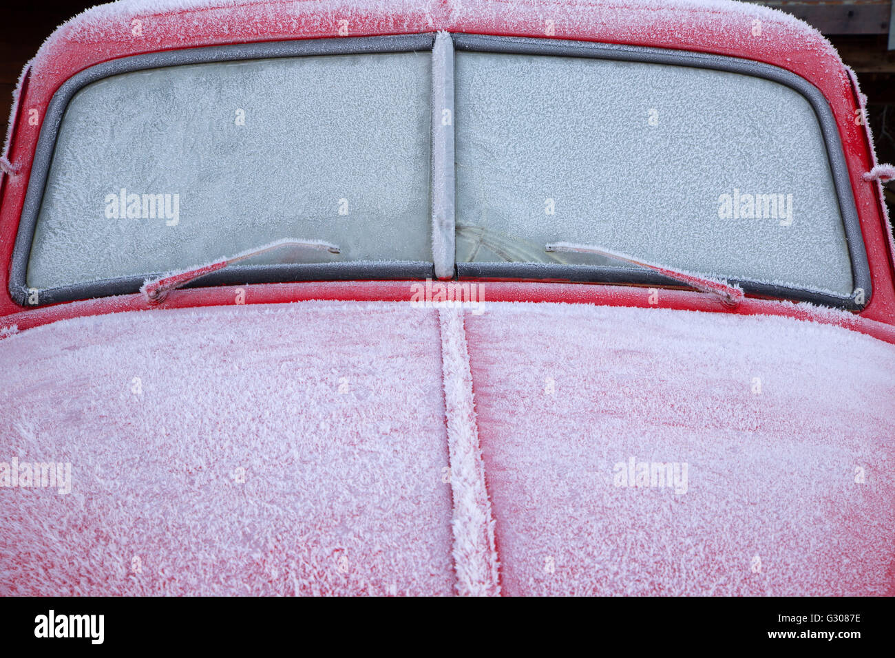 Twilight antique truck, Forks Visitor Center, Forks, Washington Stock Photo Alamy