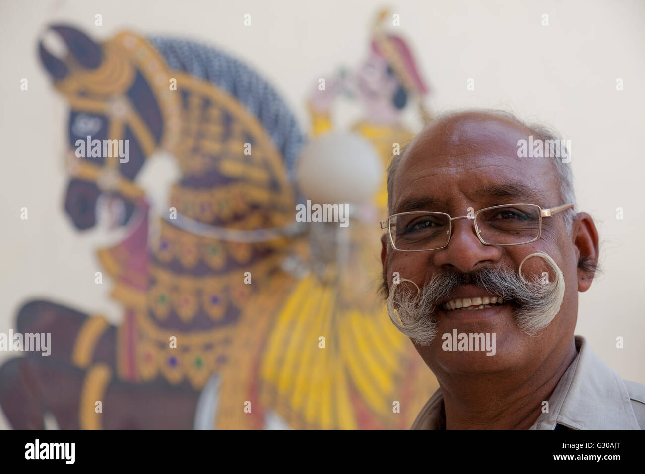 Guard With Fine Curly Moustache Hi res Stock Photography And Images Alamy