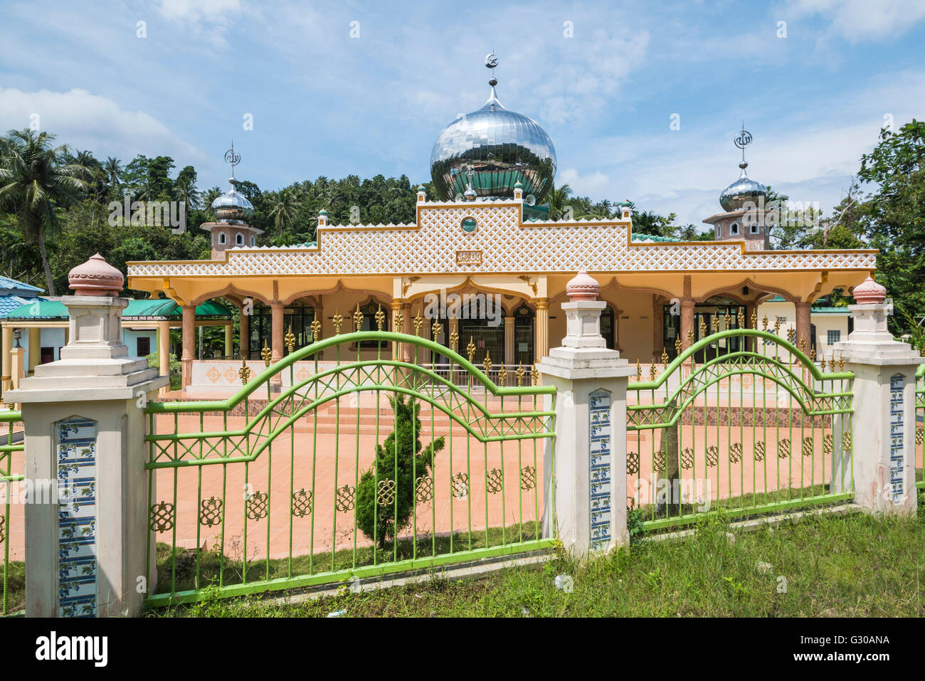 Baburrahman Mosque, Pulau Weh Island, Aceh Province, Sumatra, Indonesia, Southeast Asia, Asia Stock Photo