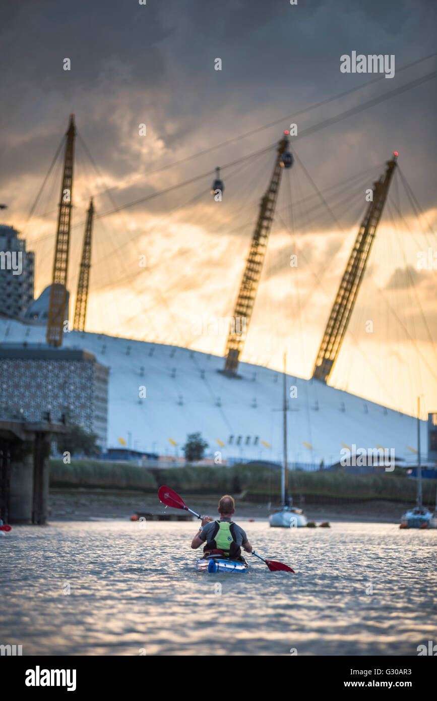Up at the o2 sunset hires stock photography and images Alamy
