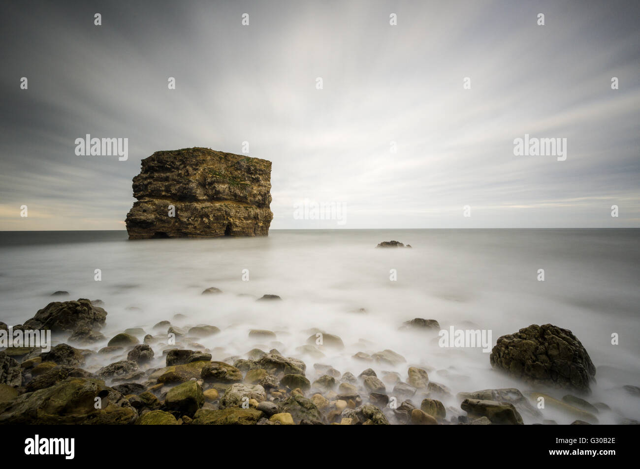 Marsden Rock, South Shields, Tyneside, England, United Kingdom, Europe Stock Photo