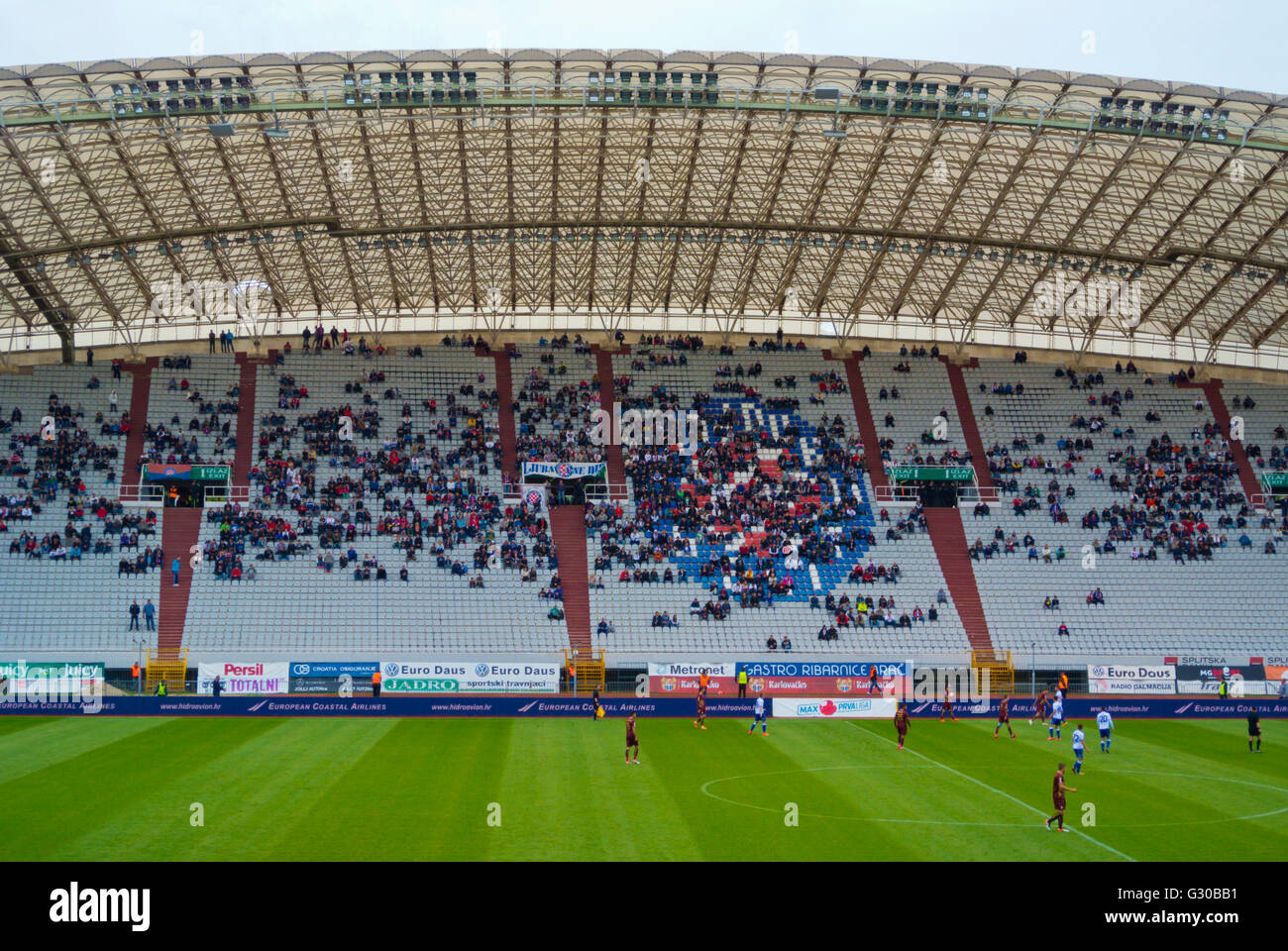 07 MAY 2019 Split, Croatia. Hajduk Split Football Stadium Editorial Image -  Image of hill, football: 155115560