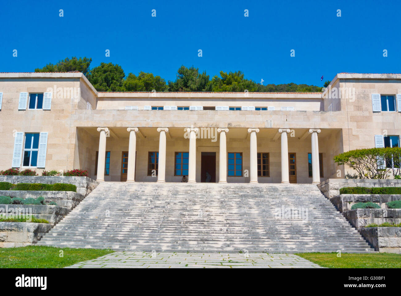 Galerija Mestrovic, art museum designed by the sculptor, Meje district ...