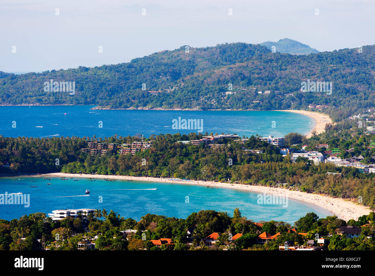South East Asia, Thailand, Phuket, Kata beach view point Stock Photo