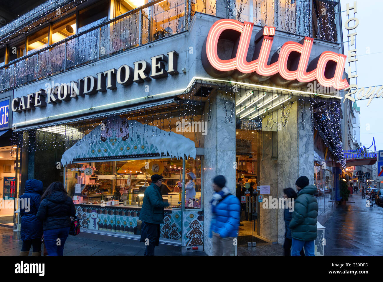 Cafe Aida store chain, Austria, Wien 01., Wien, Vienna Stock Photo