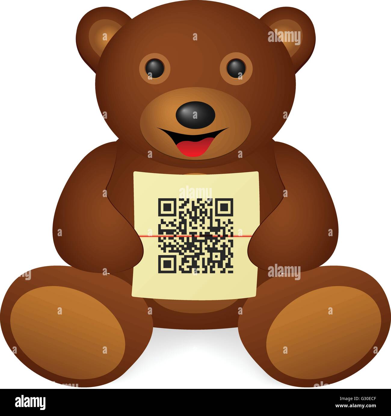 Cartoon qr code hi-res stock photography and images - Alamy