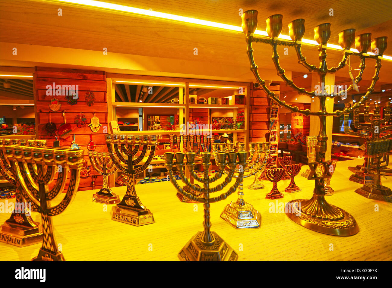 Menorah -Jewish symbol Stock Photo