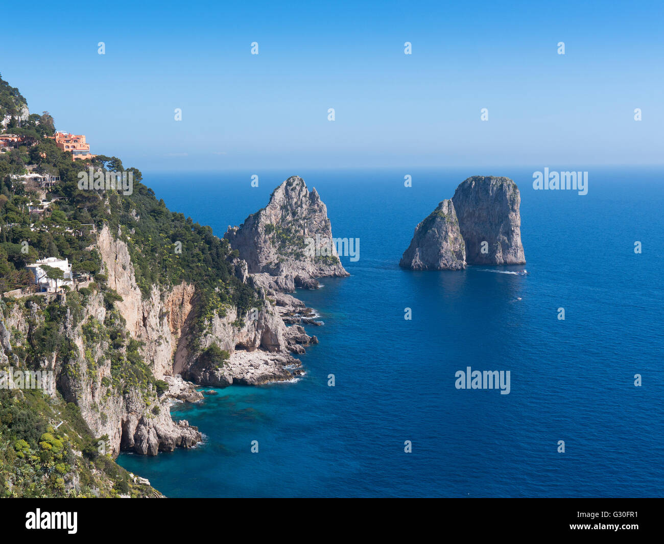 Faraglio Rocks Grotto of the sirens hi-res stock photography and images - Alamy