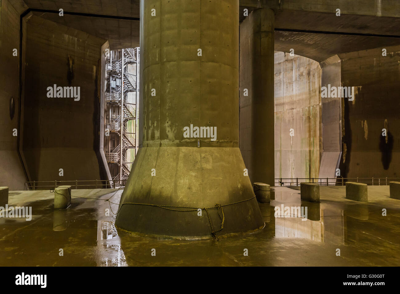 GCANS Metropolitan Area Outer Underground Discharge Channel is an underground water flood