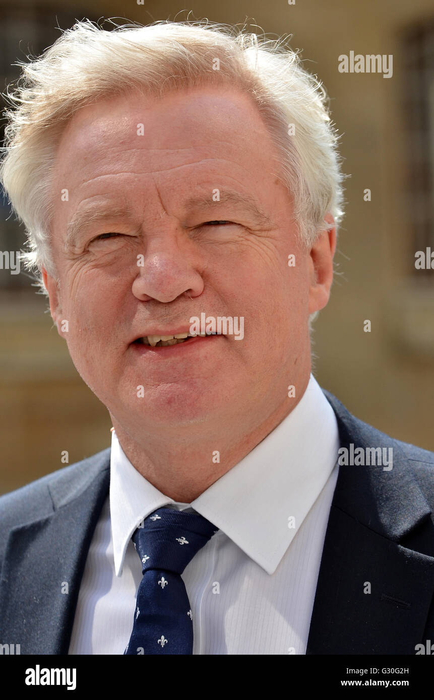 Broadcasting House, London, UK, David Davis MP attends BBC studios as