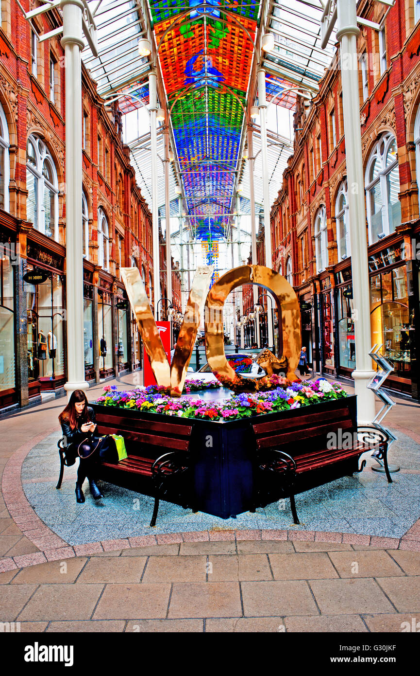 Victorian Quarter, Leeds Stock Photo Alamy