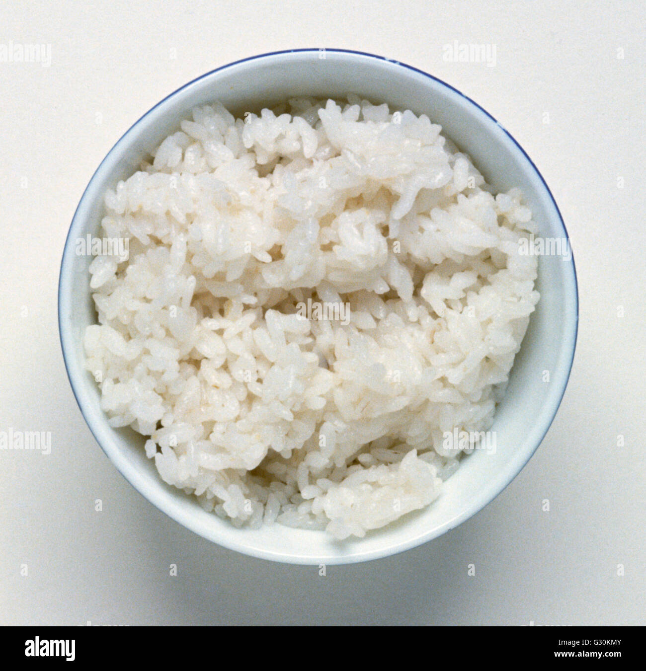 South Korean Steamed Rice in Bowl Stock Photo Alamy