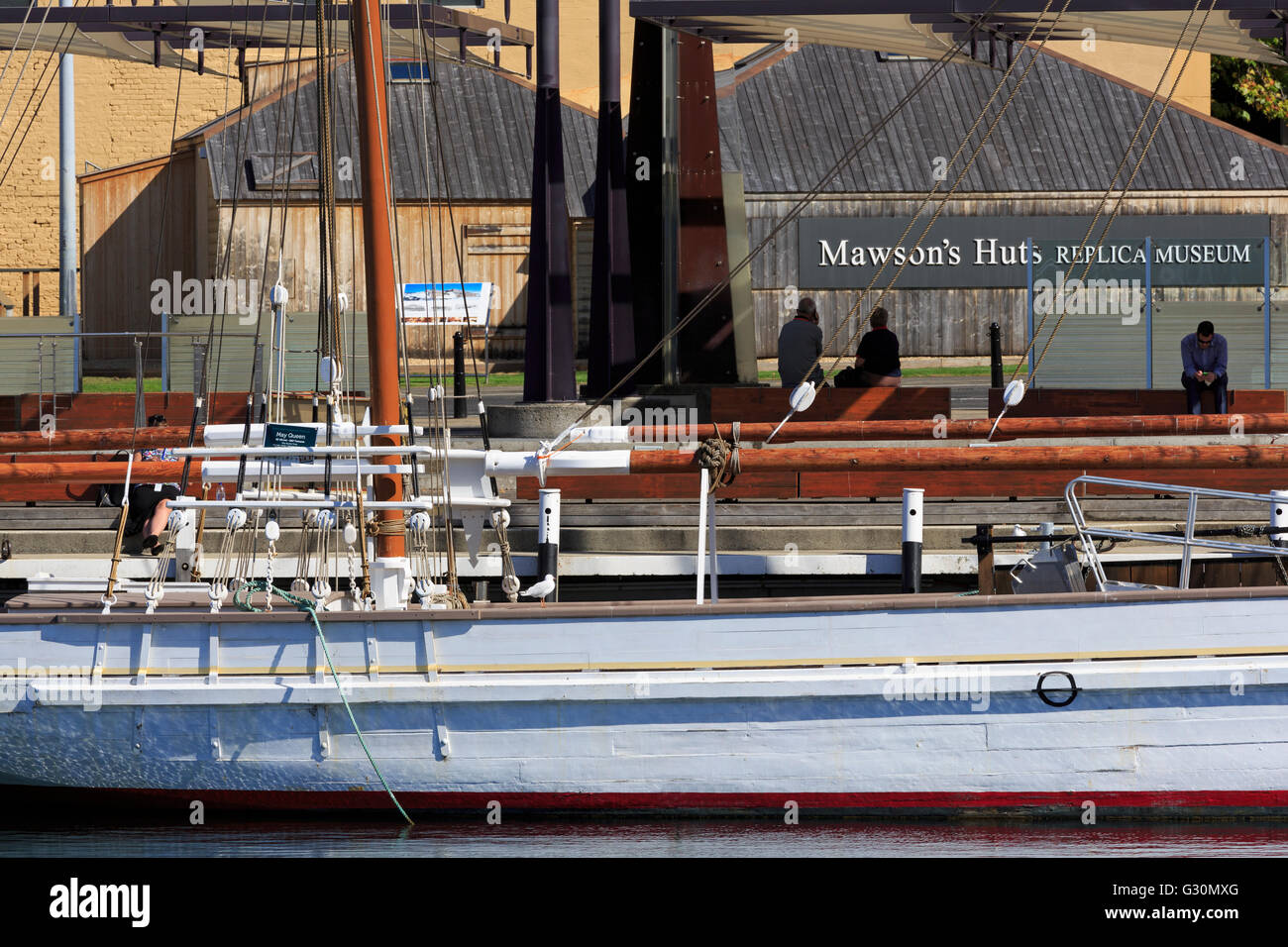 May Queen Sailing Ship, Hobart, Tasmania Island, Australia Stock Photo