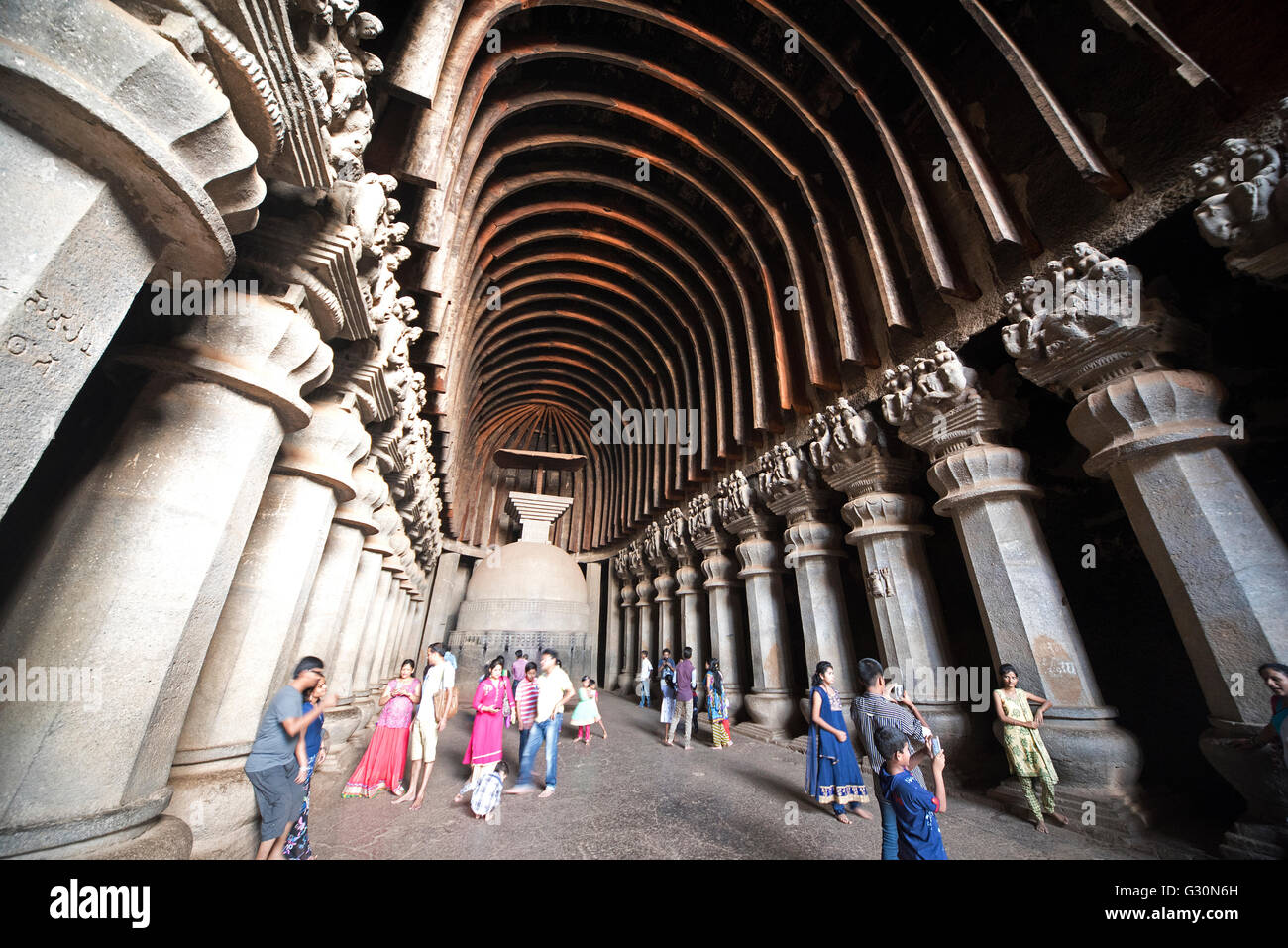 The image of Karla Caves in Lonavala Maharashtra, India Stock Photo