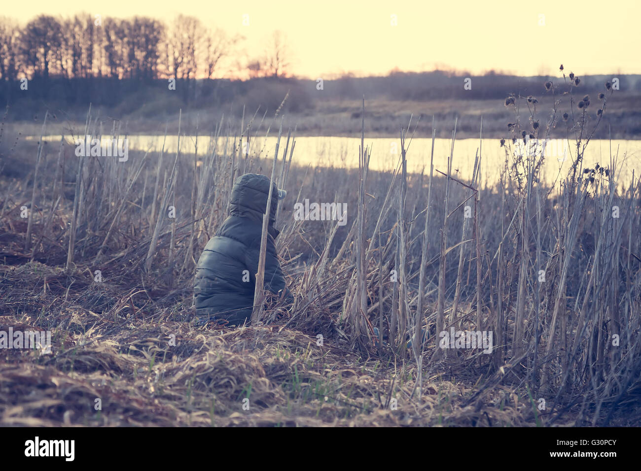 People watching lonely man hi-res stock photography and images - Alamy