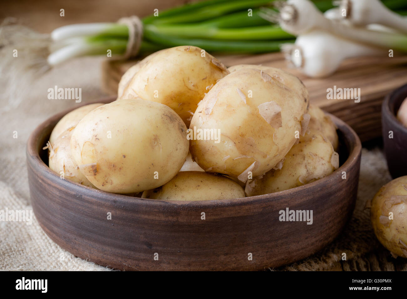 Spring onion and potatoes hires stock photography and images Alamy