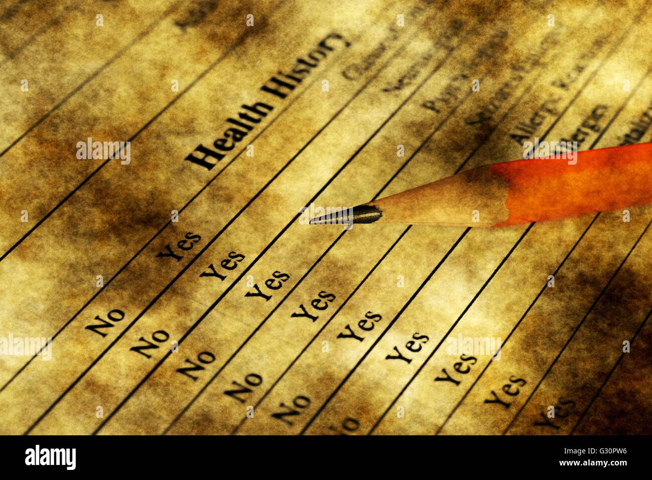 Health History Grunge Form Stock Photo Alamy health-history-grunge-form-stock-photo-alamy