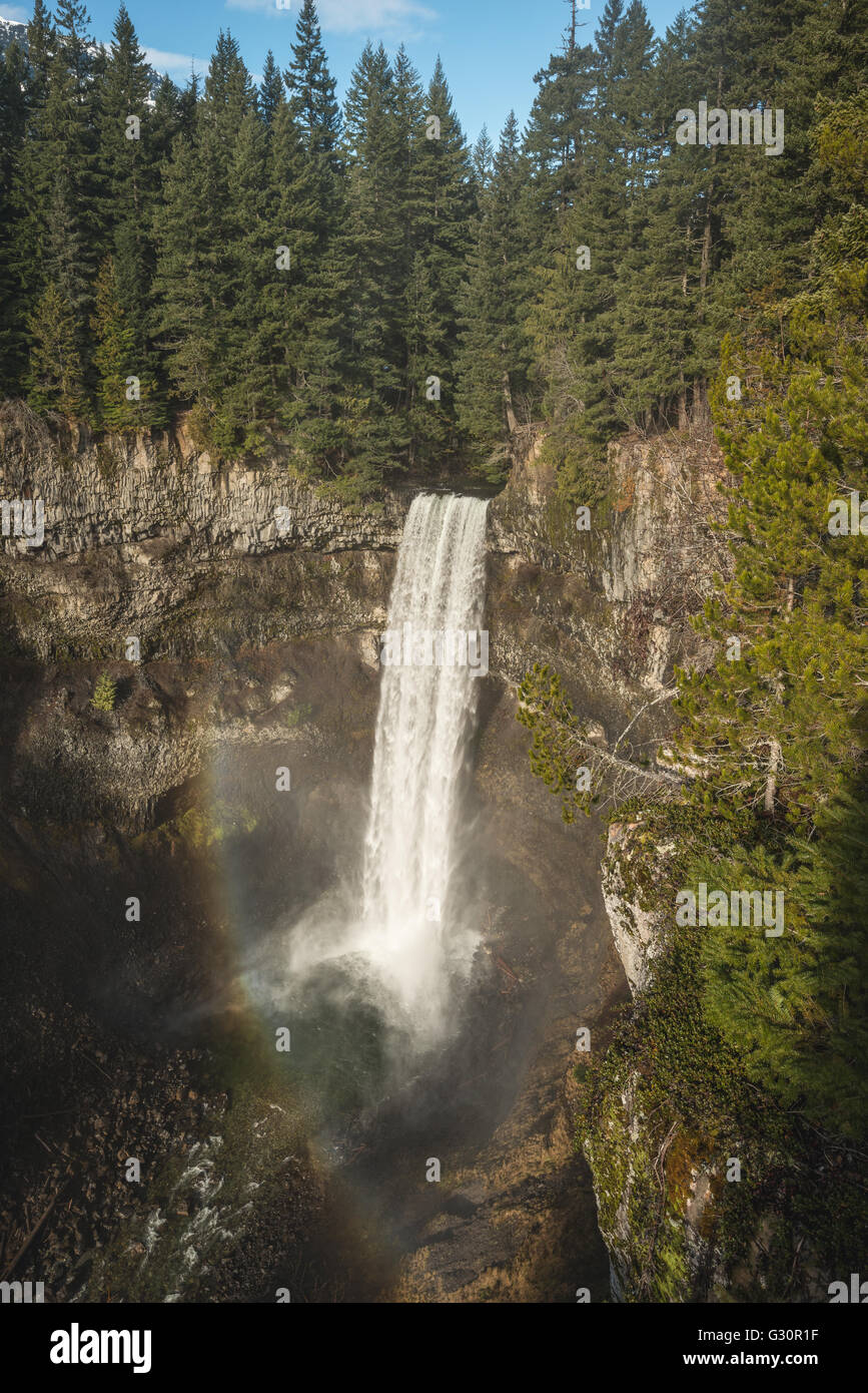 Brandywine falls near Whistler in Canada Stock Photo Alamy