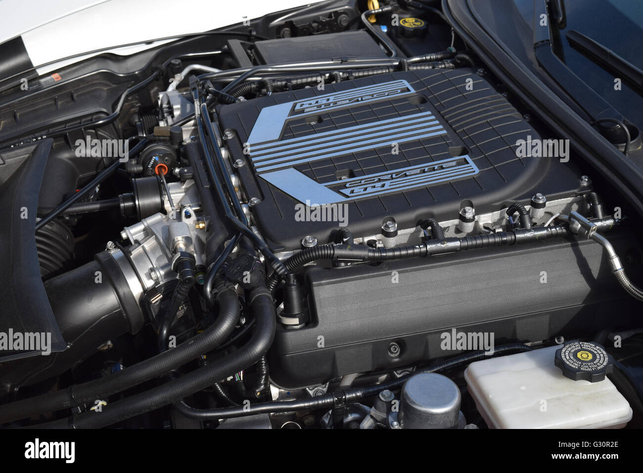 A Chevrolet Corvette LT4 engine Stock Photo Alamy