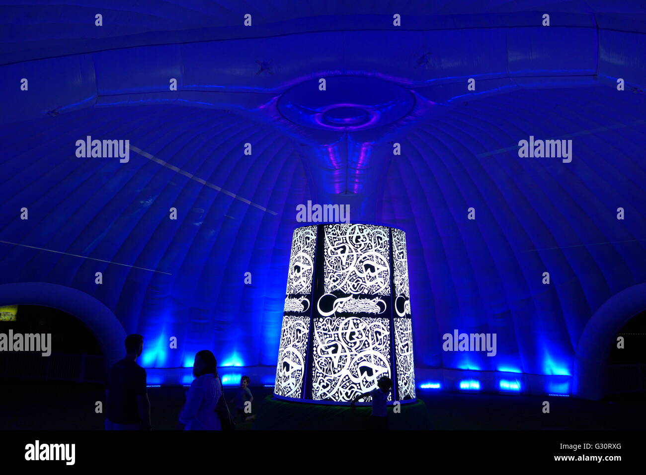 Bahrain Lights Festival, Al Fateh Corniche, Manama, Kingdom of Bahrain