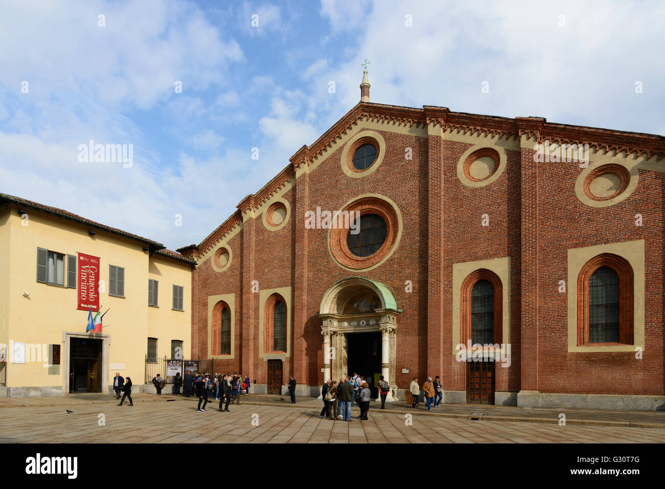 church Santa Maria delle Grazie, Italy, Lombardei, Lombardy, , Mailand, Milan Stock Photo