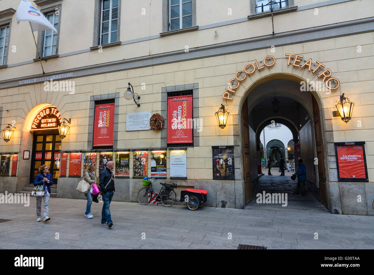 theatre Piccolo Teatro, Italy, Lombardei, Lombardy, , Mailand, Milan
