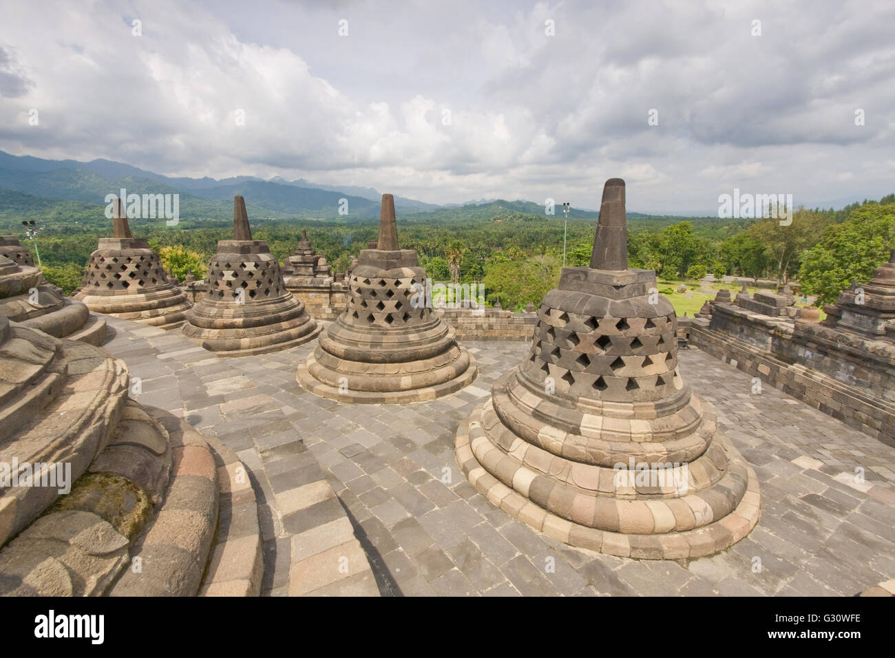 Borobudur temple scenic viewpoints