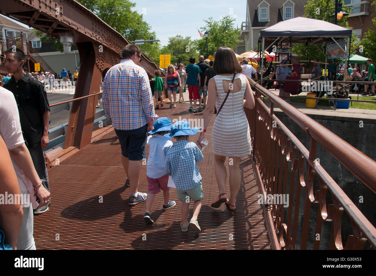 Canal Days in Fairport NY. Stock Photo