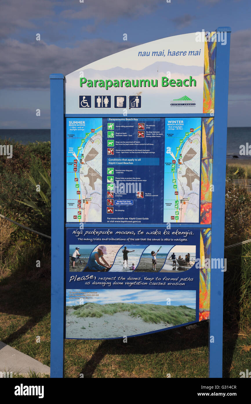 paraparaumu beach north island new zealand Stock Photo Alamy