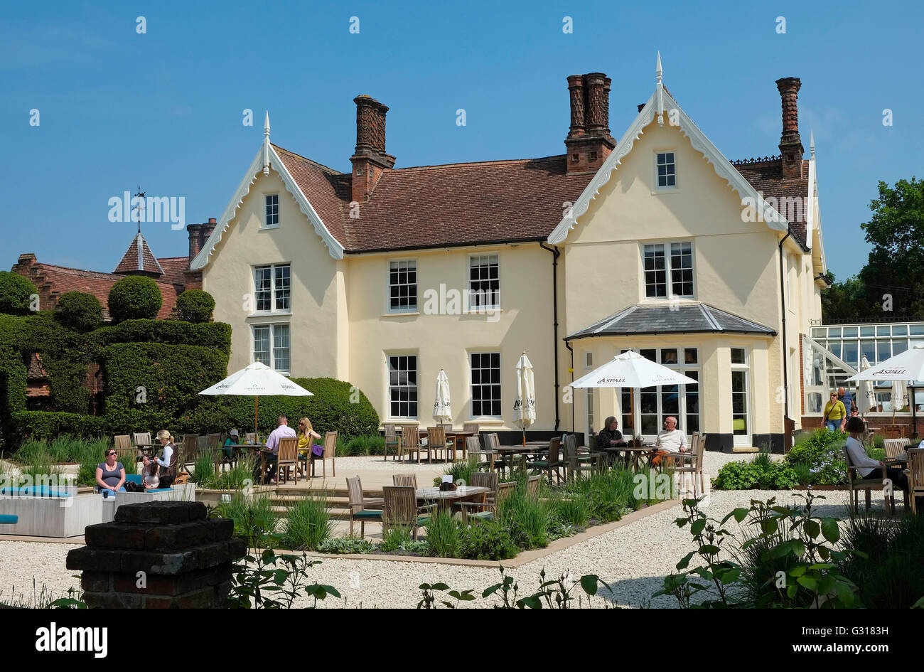 the oaksmere hotel and restaurant, eye, suffolk Stock Photo Alamy