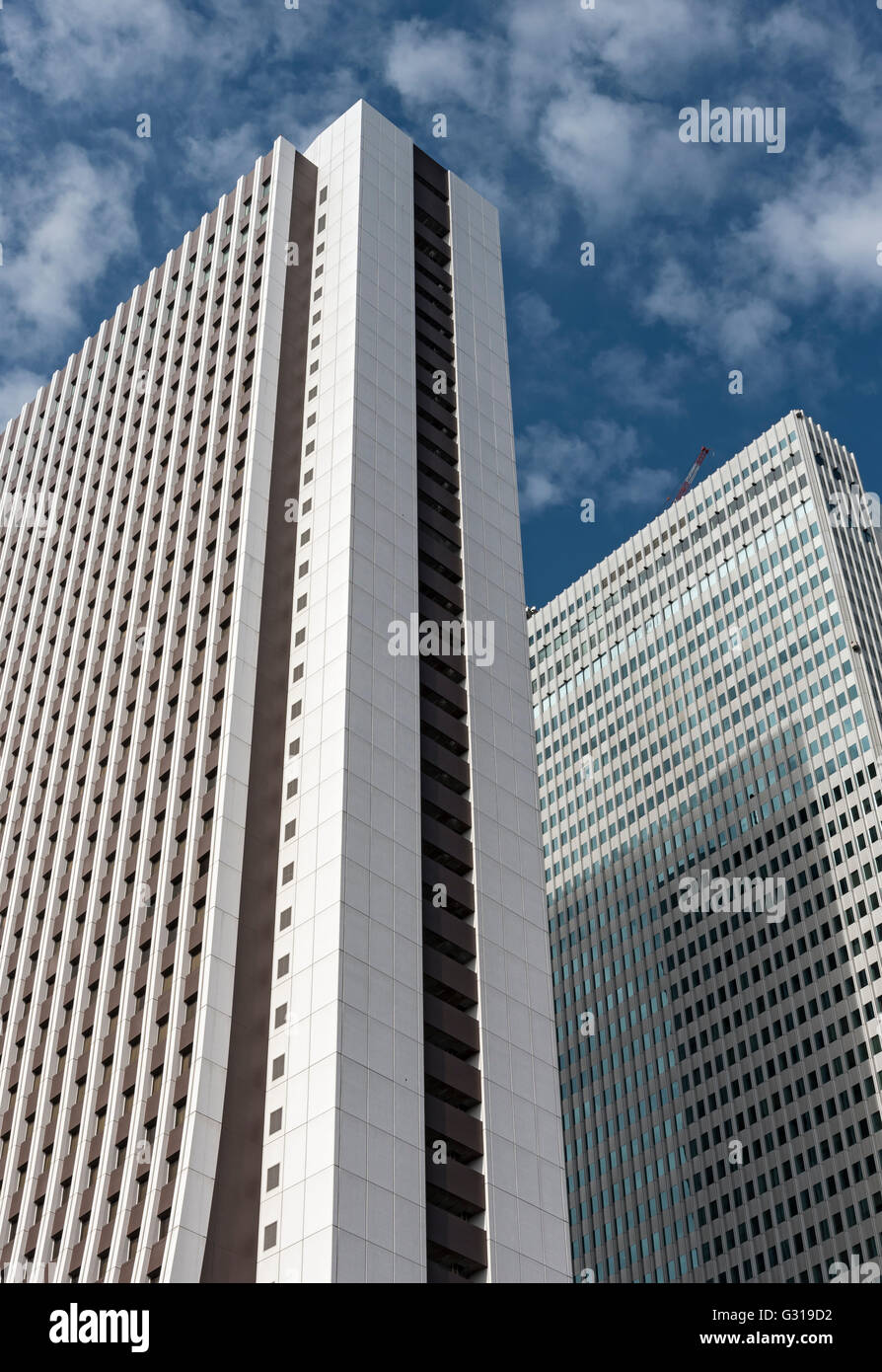 Shinjuku Sompo and Nomura Buildings, Nishi-Shinjuku, Tokyo, Japan Stock Photo