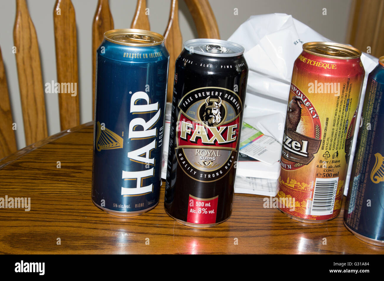 beer assortment, beer, Europe Stock Photo Alamy