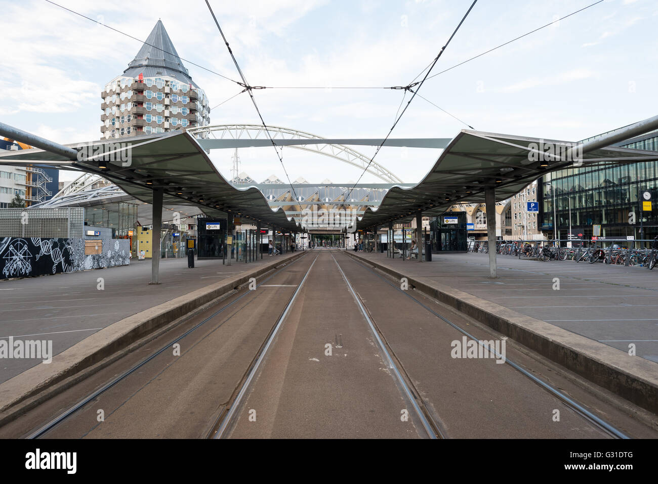 Rotterdam, Netherlands, Station Blaak Stock Photo