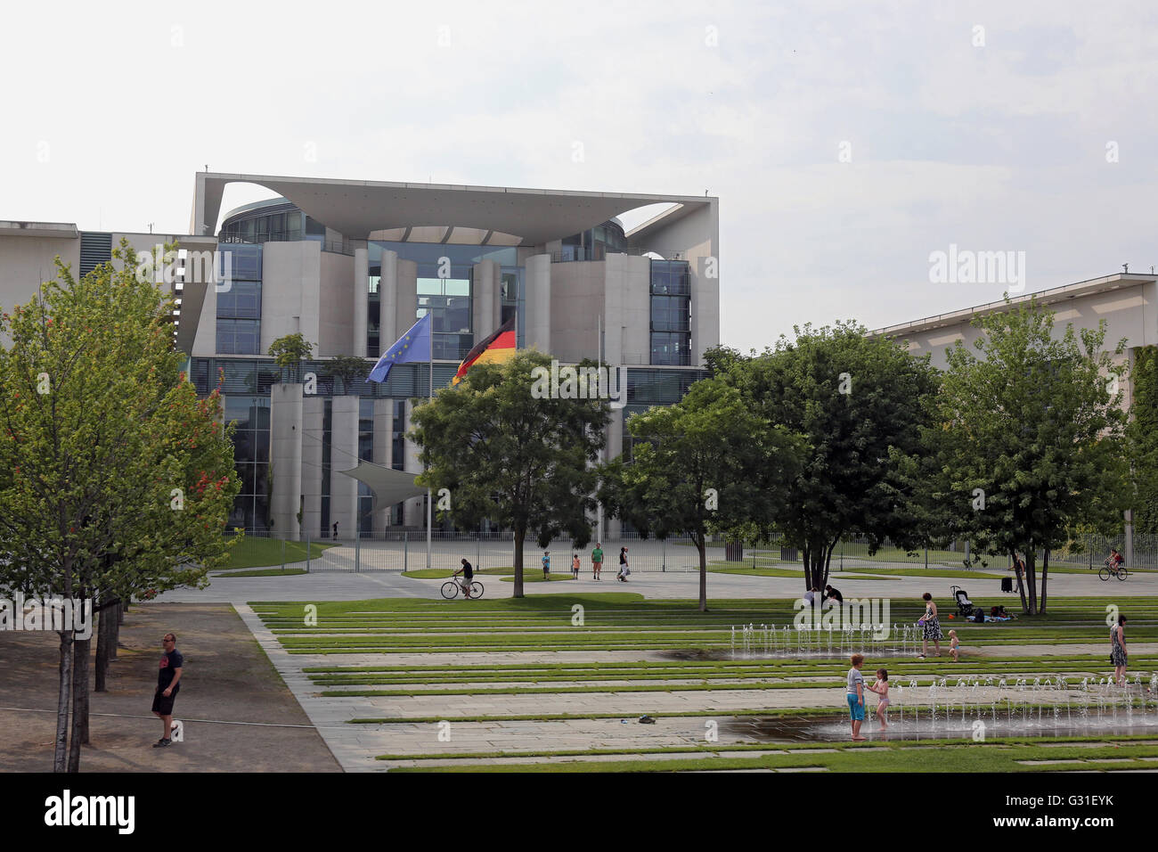 Berlin, Germany, the Federal Chancellery Stock Photo