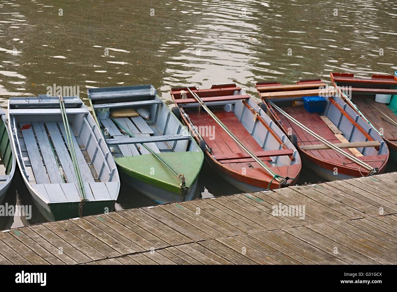 Riverside village boats wooden hi-res stock photography and images - Alamy