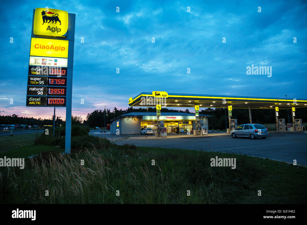 Agip Gas Station High Resolution Stock Photography and Images Alamy
