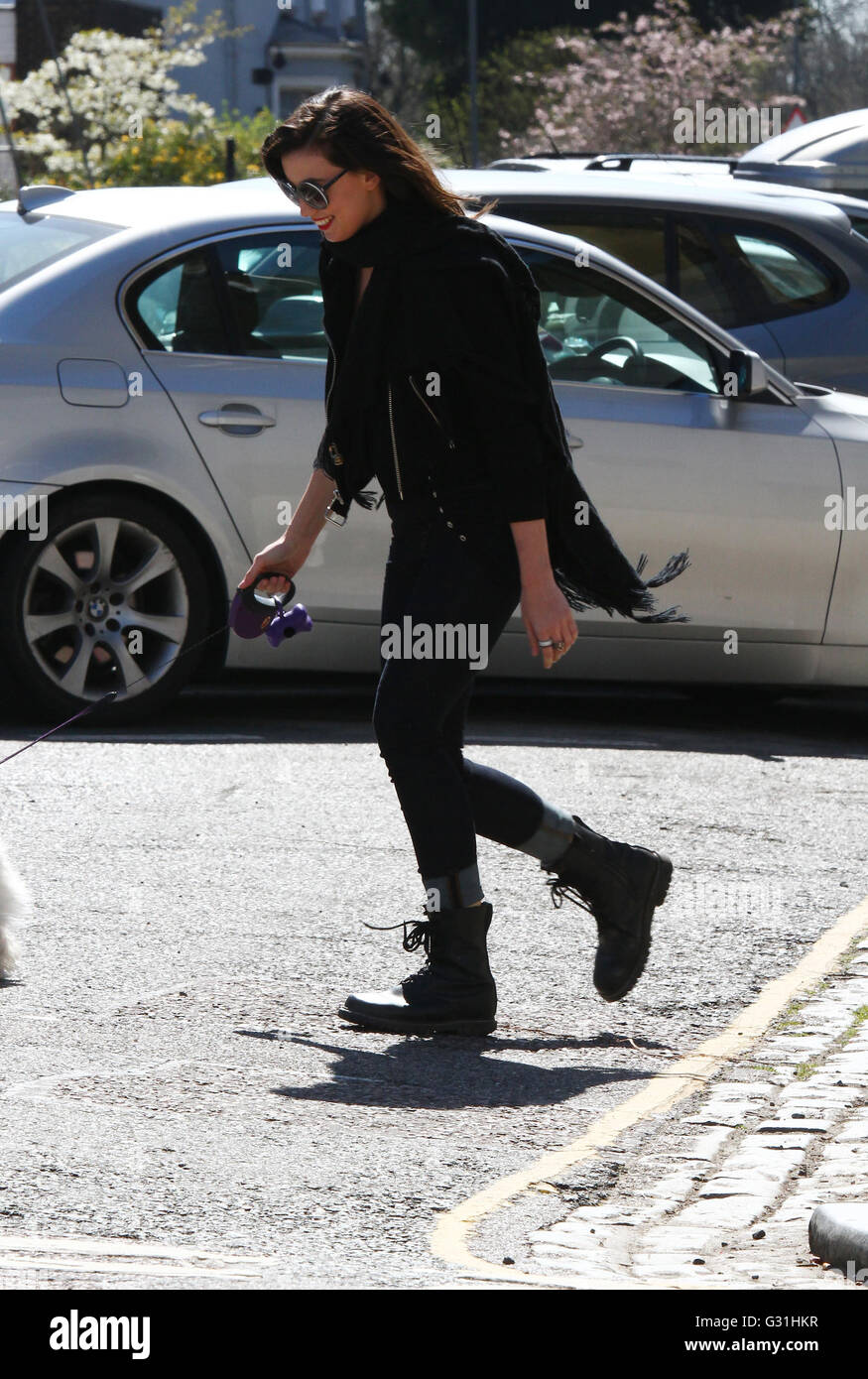 Daisy Lowe seen out and about in Primrose Hill on 20/04/13 London Stock