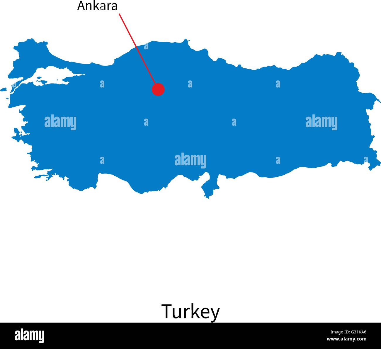 Capital Of Turkey Map