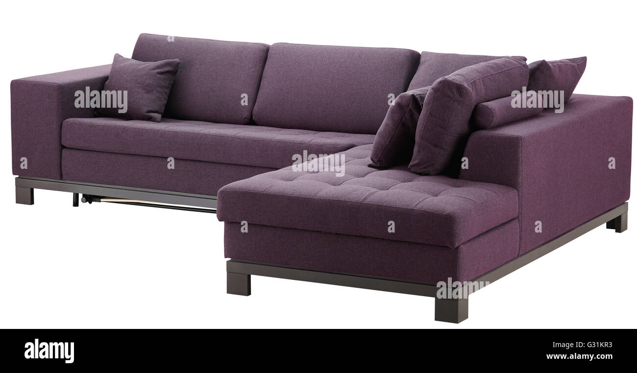 Corner sofa isolated on white. Include clipping path Stock Photo Alamy