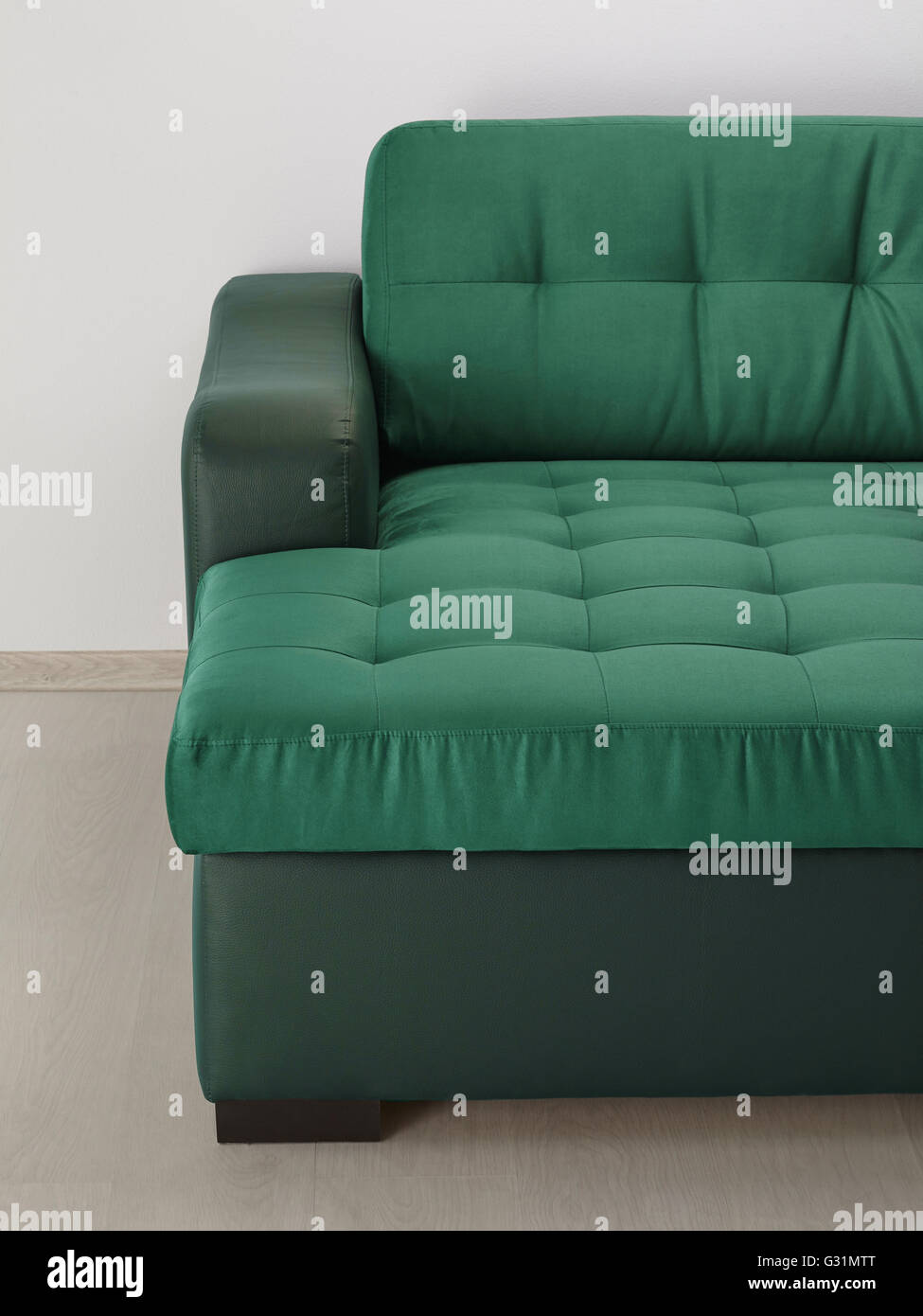 Leather sofa. Include clipping path Stock Photo