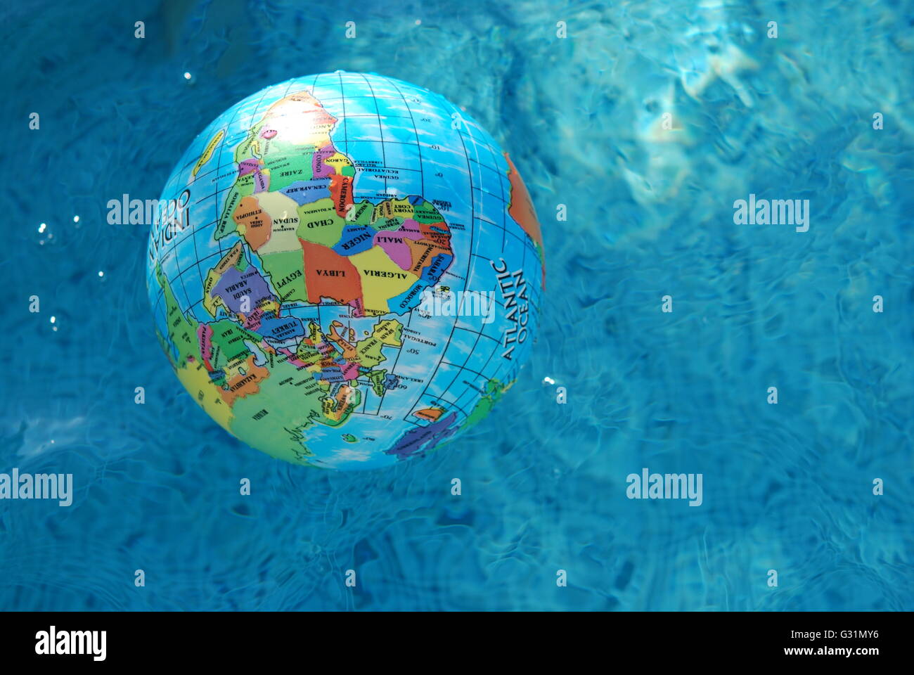 Earth is chilling from global warming Stock Photo