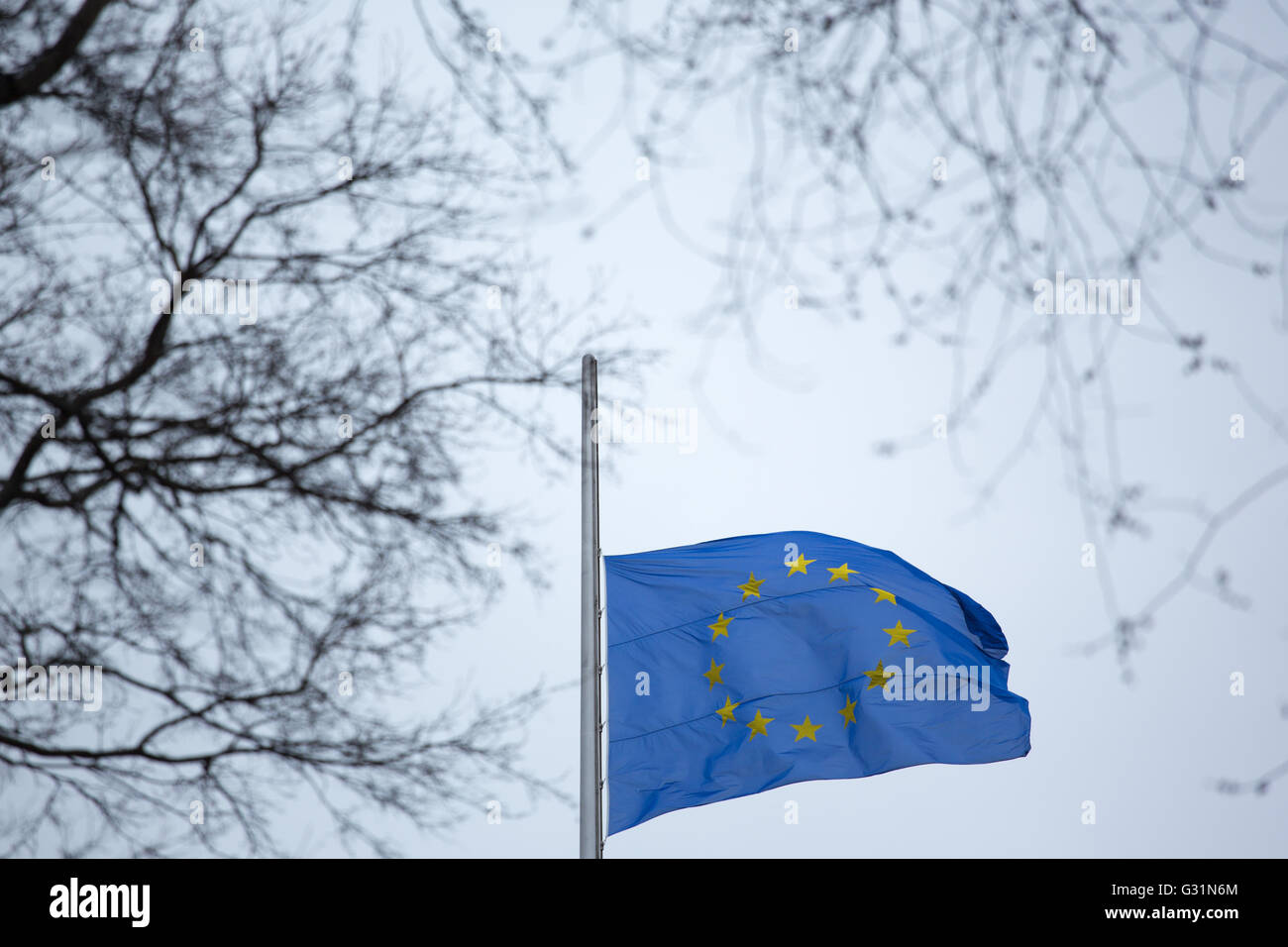 Union flag half mast hires stock photography and images Alamy