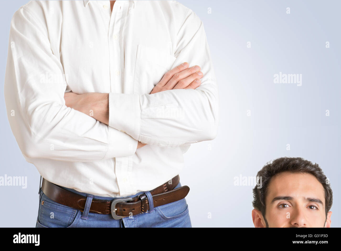 Height difference men hi-res stock photography and images - Alamy