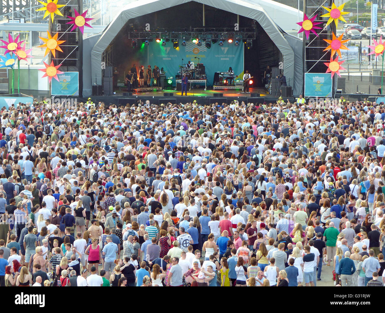 Liverpool, UK. 05th June, 2016. Thosands attended the free outdoor